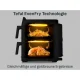 Karstā gaisa fritieris Tefal Easy Fry Crispy EY 7568, 10 l, 2700 W, melns / sudraba