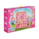 Iso Trade Dollhouse - 3-Story Villa with Doll and 22 Furniture Pieces, 65 cm