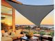 Dārza Ūdensizturīgs Saulessargs Markīze Bura Nojume Tents 3x3x3m, Pelēks | Garden Patio Waterproof Sun Shade Sail...