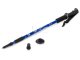 Nordic Walking Trekking Pole with Anti-Shock and Compass, Single Stick, Blue