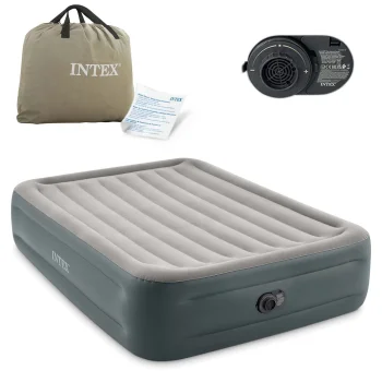 Надувной матрас Intex 64126ND 203 x 152 x 46 см со встроенным насосом