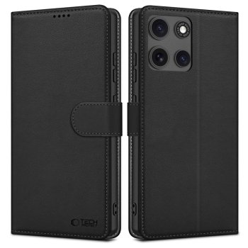 Чехол-книжка Tech-Protect для Motorola Moto G15 / G15 Power, Черный