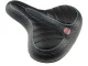 Velosipēda Gēla Sēdeklis ar Iebūvētiem Atsperes, Melns | Gel Bicycle Saddle Bike Seat