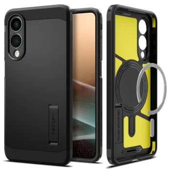 Spigen Samsung Galaxy S25 Edge vāciņš Tough Armor MagSafe, melns