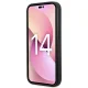 Karl Lagerfeld Saffiano Karl\'s Head Patch vāciņš iPhone 14 Pro sudraba
