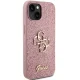Apple iPhone 15 Plus 6.7\'\' Guess Glitter Script Big 4G Case Cover (GUHCP15MHG4SGP), Pink | Чехол Кейс...