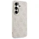 Чехол Guess 4G Embossed Ring MagSafe для Samsung Galaxy S26+, розовый