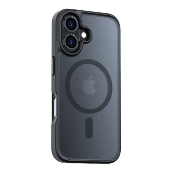 Torras Guardian-Mag vāciņš iPhone 16 Plus, melns