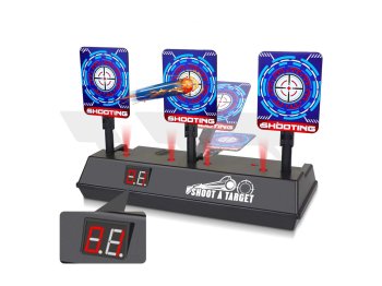 Electronic Shooting Target, 3 Targets, Digital Counter