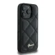 Guess iPhone 16 Pro Case Quilted Metal Logo, Black