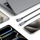 Tech-Protect UltraBoost Max USB-C 4.0 240W 8K 1.5m kabelis, pelēks