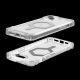 Apple iPhone 15 Plus 6.7\'\' UAG Plyo MagSafe Hard Case Cover, Transparent and Silver | Чехол Кейс...