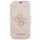 Чехол-книжка Guess 4G Big Metal Logo для iPhone 13 Pro Max, розовый