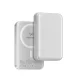 Wozinsky WRW349YWS 10000 mAh Magnetic Power Bank, White