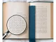 Folding Classic Magnifying Glass 90mm, 2.5x Magnification, Black/White