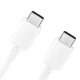 Кабель Samsung EP-DA905BWE USB-C - USB-C 1 м 3A, белый