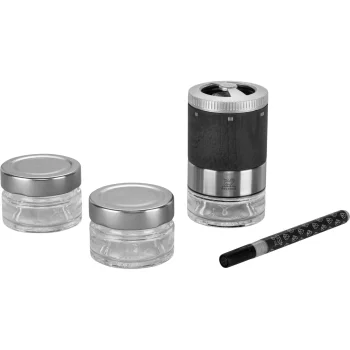 Peugeot Maestro Pepper Mill with 3 Pepper Jars, 11cm, Graphite