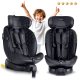 Nukido Aero Line Grozāms Bērnu Autokrēsliņš Melns 0-36 kg ISOFIX