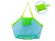 Large XXL Mesh Beach and Shopping Bag, Foldable, Blue