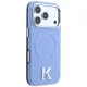 Karl Lagerfeld vāciņš iPhone 18 Pro Max / 17 Pro Max ar MagSafe, gaiši zils