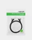 Ugreen Plakanais Interneta Kabelis Ethernet Patchcord RJ45 Cat 6 UTP 1000Mbps 0.5m Melns (50183) Flat Cable Internet...