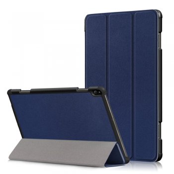 Lenovo Tab P10 (TB-X705F) Tri-fold Stand Leather Case for Lenovo Tab P10 (TB-X705F) - Dark blue