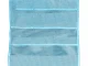Double-Sided Hanging Wardrobe Underwear Organizer, 22 Pockets, Blue