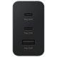 Samsung Trio 65W Sienas Lādētājs 2x USB-C 1x USB-A Melns