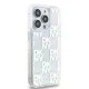 DKNY iPhone 15 Pro vāciņš Liquid Glitter Multilogo, rozā