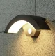 Уличный настенный LED светильник с датчиком движения, 11.4W, черный
