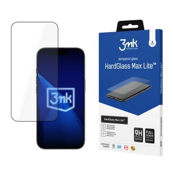 Защитное стекло 3mk HardGlass Max Lite для iPhone Air, 9H, 0.3 мм, Black