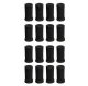 Mēbeļu kāju vāciņi 16gab melni | Furniture leg caps 16pcs black