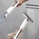 Mini Flat Mop with Squeezer for Windows and Shelves DA177, White/Grey