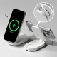 Беспроводное зарядное устройство Ringke 25W 3-in-1 MagSafe, белое