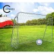 Металлические футбольные ворота с прочной сеткой 215x150 см Carruzzo