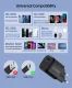 Choetech PD5007 GaN USB-C lādētājs PD 30W melns