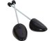 Spring Shoe Stretchers, Anti-Creasing, 2 pcs, Black, 41-46 Size
