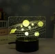 Ночник 3D LED Солнечная система ZD98B, RGB