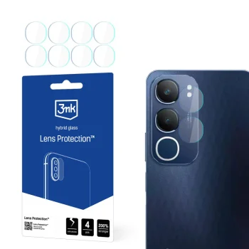 Гибридное защитное стекло для камеры 3mk Lens Protection на Vivo Y19s