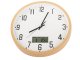 Wall clock large silent 30cm round pointer date temperature seconds