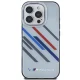 BMW iPhone 16 Pro Case Motorsport IML Random Stripes, Gray