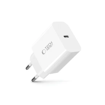 Tech-Protect NC20W tīkla lādētājs USB-C (20W) - balts