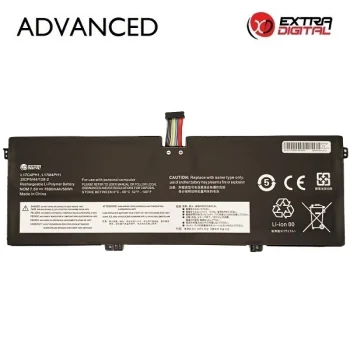 Klēpjdatora akumulators Lenovo L17C4PH1, 7600 mAh, 7.6V, Extra Digital