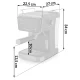 Berdsen BD-771 radziņu kafijas automāts, 20 bar, melns
