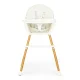 Стульчик для кормления трансформер 2в1 ECOTOYS, бежевый