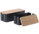 Cable and Power Strip Organizer Box AG381D, Black