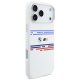 BMW M Silicon Horizontal Line MagSafe Phone Case Cover iPhone 17 Pro Max - White