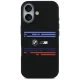 BMW M Silicon Horizontal Line MagSafe Case for iPhone 17, Black