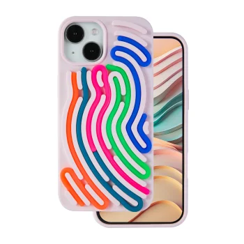 Чехол TFO DIY Snake для Apple iPhone 15 6,1", розовый