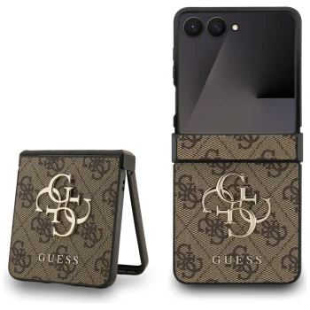 Guess Big 4G Logo Classic Logo vāciņš Samsung Galaxy Z Flip7 brūns
